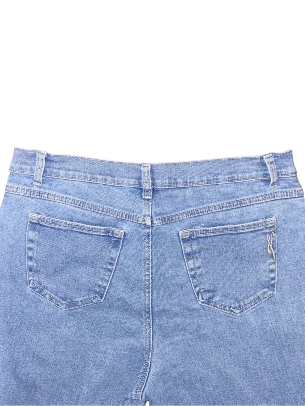 Style & Co. Light Blue Easy Fit Petite Straight Leg Jeans - Size 12P SHORT - Picture 8 of 8